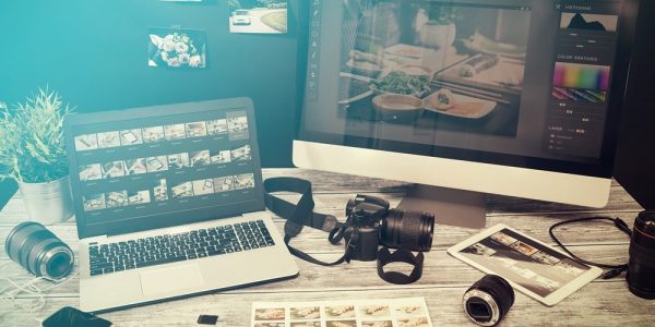 photographer journalist camera photo dslr editing edit designer photography teamwork team memories lighting shooting commercial contemporary shoot objects objective concept - stock image